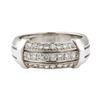 Image 2 : 0.55 ctw Diamond Ring - 18KT White Gold