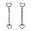 Image 1 : 14k White Gold 0.92CTW Diamond Earrings, (SI3/G-H)