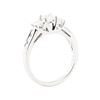 Image 4 : 0.94 ctw Diamond Ring - 14KT White Gold