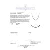 Image 3 : 23.05 ctw Black Diamond Necklace - 14KT White Gold