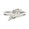 Image 2 : 0.35 ctw Diamond Ring - 14KT White Gold