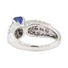 Image 3 : 2.22 ctw Sapphire and Diamond Ring - 18KT White Gold