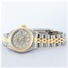 Image 5 : Rolex Ladies 2 Tone Yellow Gold Slate Grey Diamond 26MM Datejust Wristwatch