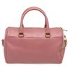 Image 2 : Saint Laurent YSL Pink Calfskin Leather Classic Baby Duffle Bag