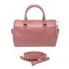 Image 3 : Saint Laurent YSL Pink Calfskin Leather Classic Baby Duffle Bag