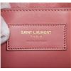 Image 9 : Saint Laurent YSL Pink Calfskin Leather Classic Baby Duffle Bag