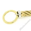 Image 6 : 14kt Yellow Gold Twisted Tube and 14kt White Gold Rolo Link Chain Toggle Bracele