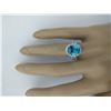 Image 5 : 8.70 CTW Zircon 14K White Gold Diamond Ring
