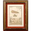 Image 1 : Orig Lithographs,  Framed Hand-Colored BALLOONS#1083451