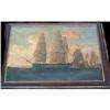 Image 1 : English Ships Portrait/Nautical Oil Painting #1093594