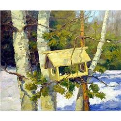 "Three Titmouses" - Russian traditions school #1093836