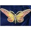 Image 1 : Plique au Jour Butterfly Pin Diamonds in 14k #1093906