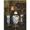 Image 1 : Three piece Blue White Delft Clock set #1094030