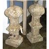 Image 1 : Pair of 19th c. French handcarved stone finials#1094033
