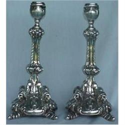 ST SILVER SABBATH CANDLESTICKS - LIONS SNAKES #1094500