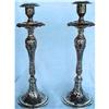 Image 1 : Pr 19C GERMAN SILVER CHINOISERIE CANDLESTICKS #1094503