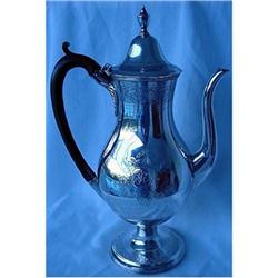 MAGNIFICENT NEWCASTLE 1798 SILVER COFFEE POT #1094507