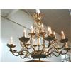 Image 1 : Large Ornate Bronze Chandelier #1107727