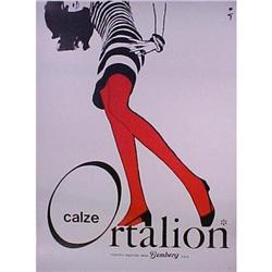 ORIGINAL RENE GRUAU BEMBERG FASHION POSTER #1115478