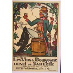 Les Vins de Bourgogne, Arnoux c:1930 Rare  #1115483