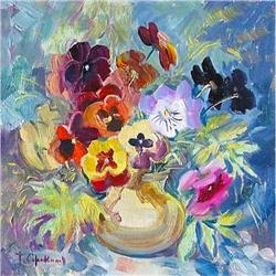 "Anyutas" oil in impressionism style #1115528