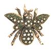 Image 1 : 1870's Victorian  9K Gold Bee Pin with 1.00tcw #1115553