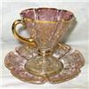 Image 1 : Moser Enameled Cup & Saucer #1115801