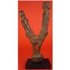 African Antique Sculpture, Joined Lobi Couple #1115903