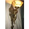 Image 1 : Alabaster stone and casted bronze sconces #1116043
