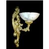 Image 1 : A pair of bronze and alabaster sconces #1116046