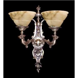 A pair of alabaster sconces #1116049