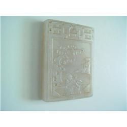 Chinese carved Celadon jade  Pendant #1116059