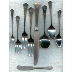 Sterling Flatware La Moderne Pattern. #1116073