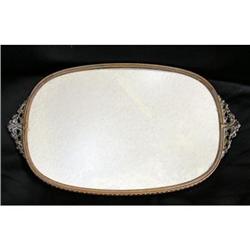 Apollo Ornate Bronze Mirror Vanity Tray #1142744