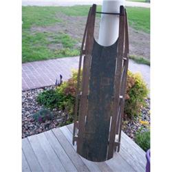 Antique Wooden Sled #1143082