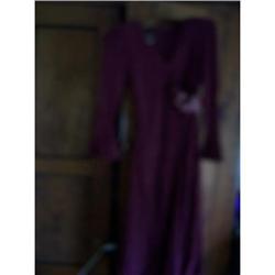 Burgandy Lace Dress with Roses-looks like #1143104