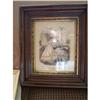 Image 1 : Beautiful Walnut Frame with 1848 Godey's Ladies#1143127