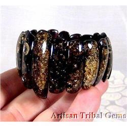  Amazing GREEN Baltic Amber Bracelet #1143236