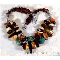 MOST Elegant Turquoise Baltic Amber Sterling #1143246