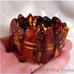 Sparkling HONEY Baltic Amber Bracelet~28 grams #1143259