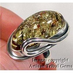 Prom Queen~Designer Baltic Amber Sterling Ring #1143276