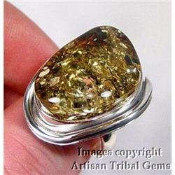 Baltic SUNSHINE Amber Sterling Ring #1143280