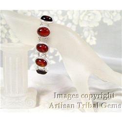 Extravagant Cognac Baltic Amber Sterling #1143282