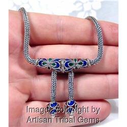 Thai Enamel the Finest Sterling Necklace #1143290