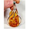 Image 1 : immaculate BALTIC Amber Sterling Pendant #1143365