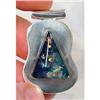 Image 1 : Most Elegant  BLUE Amber Sterling Pendant #1143448