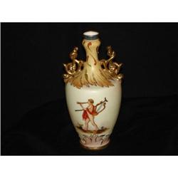 Rudolstadt Double Handled  Guilded Vase #1144433