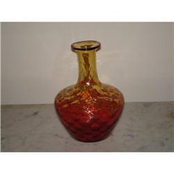 Amberina Diamond Quilted Carafe  #1144434