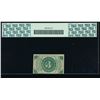 Image 2 : 3 Cent Third Issue Fractional Note PCGS 45