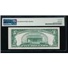 Image 2 : 1934B $5 Cleveland Federal Reserve Note PMG 64EPQ